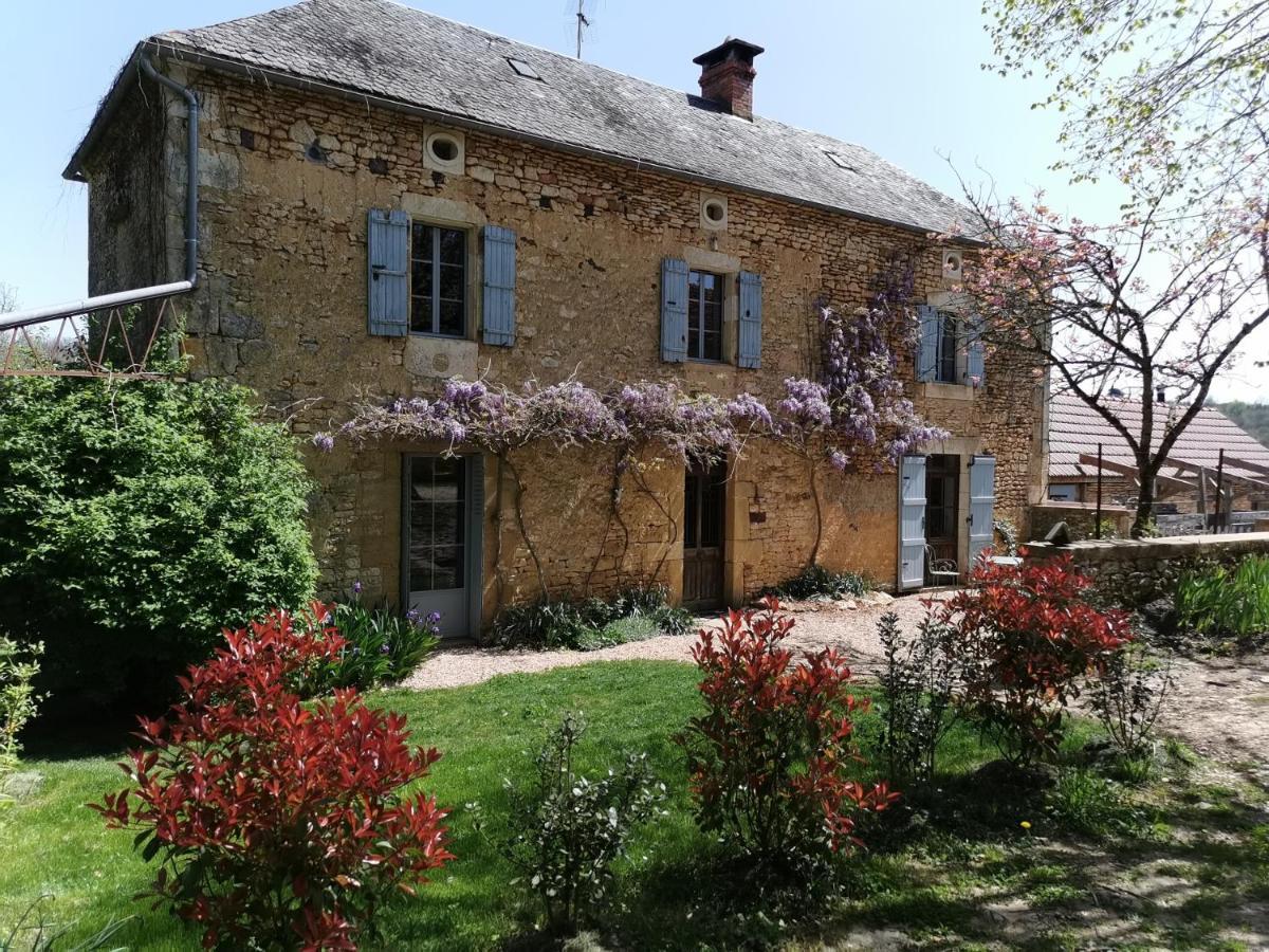 Maison typique périgourdine avec piscine Paulin Exterior foto
