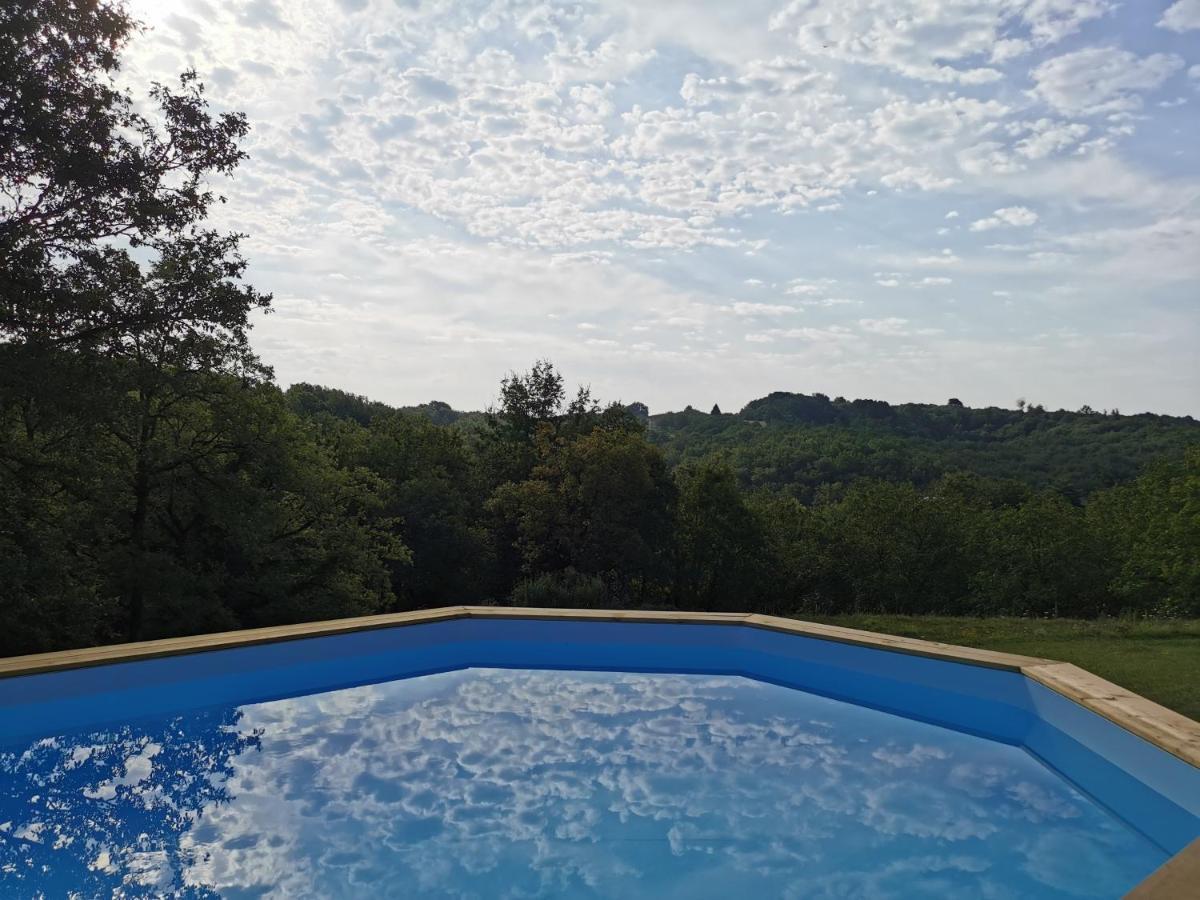 Maison typique périgourdine avec piscine Paulin Exterior foto