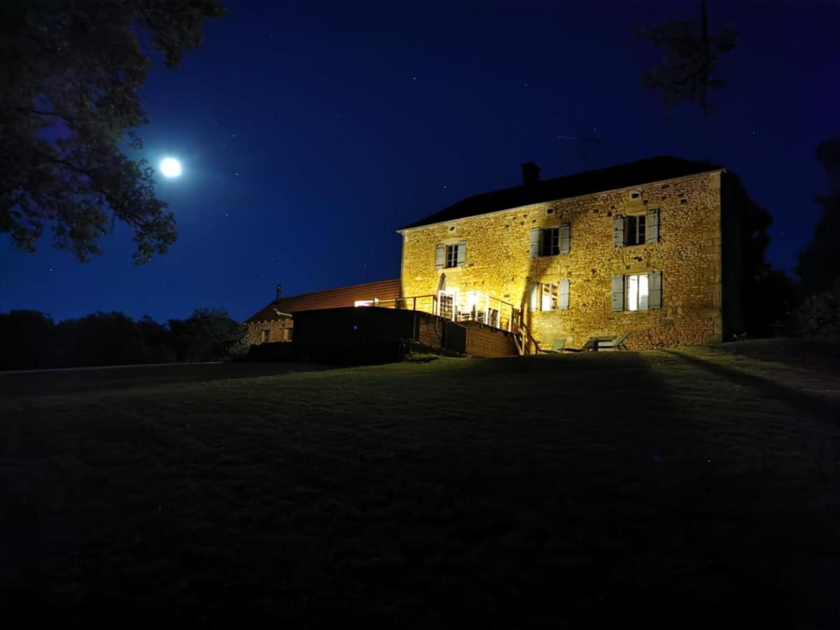 Maison typique périgourdine avec piscine Paulin Exterior foto