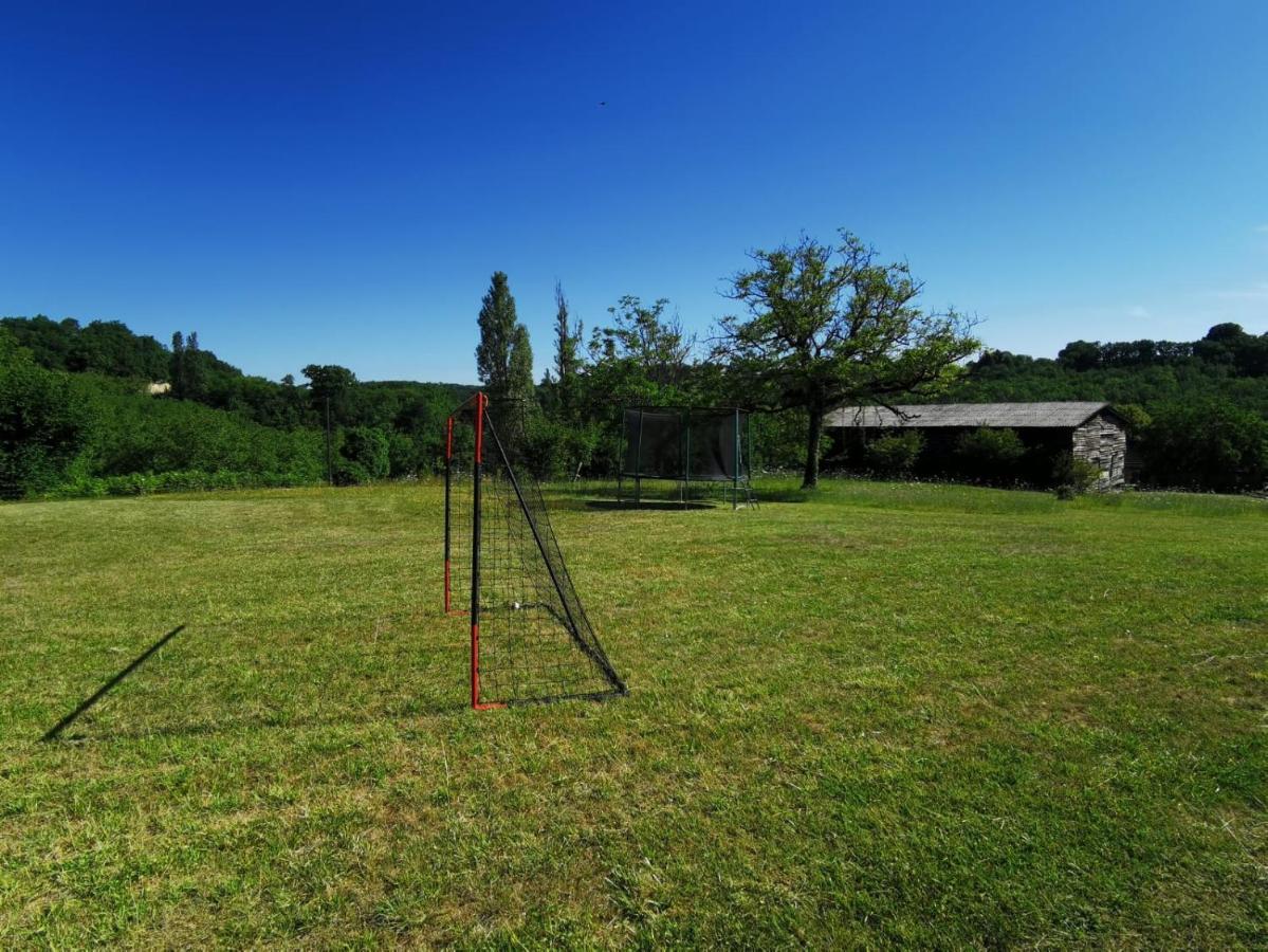 Maison typique périgourdine avec piscine Paulin Exterior foto