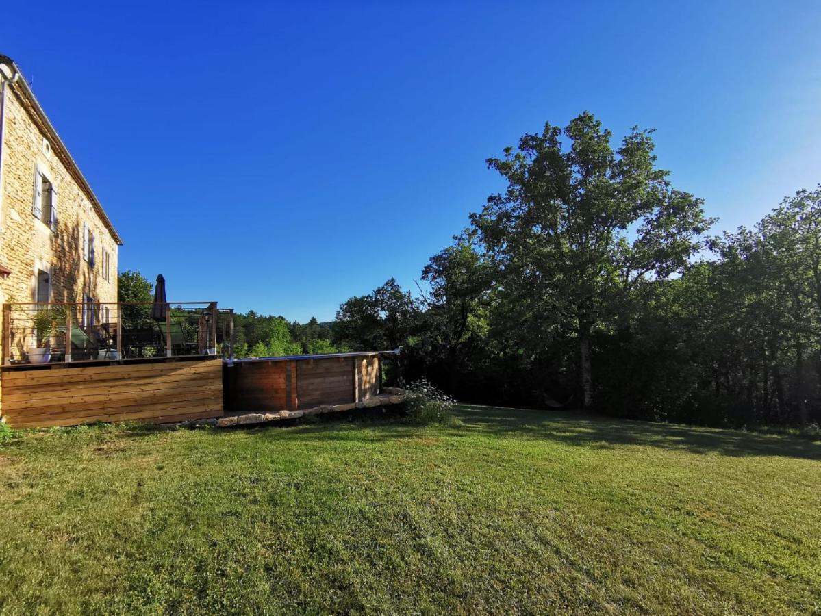 Maison typique périgourdine avec piscine Paulin Exterior foto